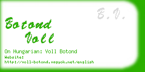 botond voll business card